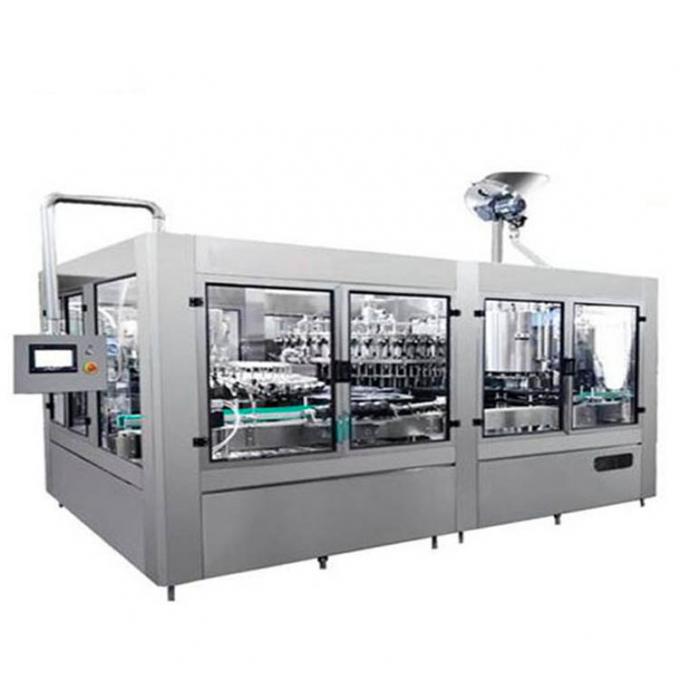 4 In 1 Monoblock Automatic Liquid Bottle Filling Machine