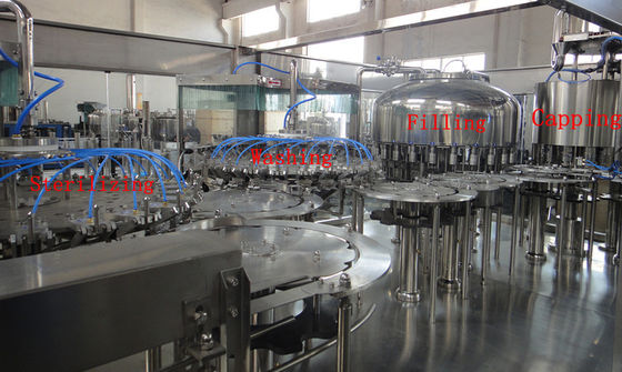 4 In 1 Monoblock Automatic Liquid Bottle Filling Machine supplier