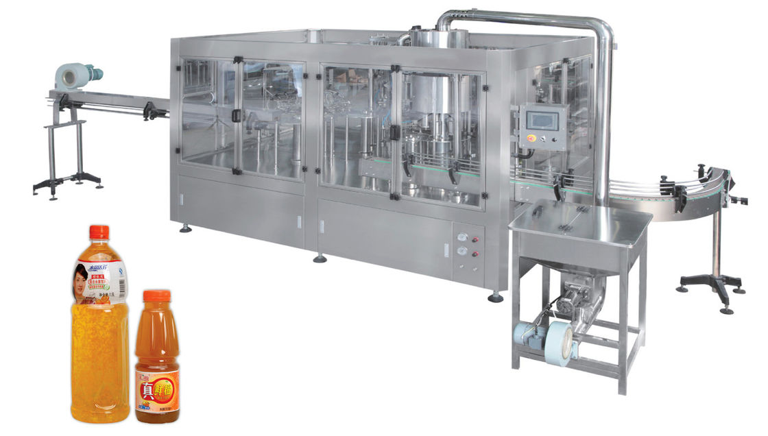 4 In 1 Monoblock Automatic Liquid Bottle Filling Machine supplier