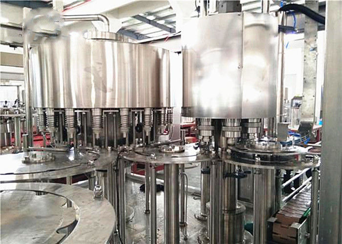 380V / 220V 24 Filling heads 3.8KW Milk Bottling Equipment supplier